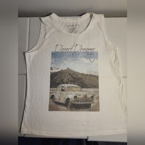 Fifth Sun White Desert Dreams Tank Size L #417